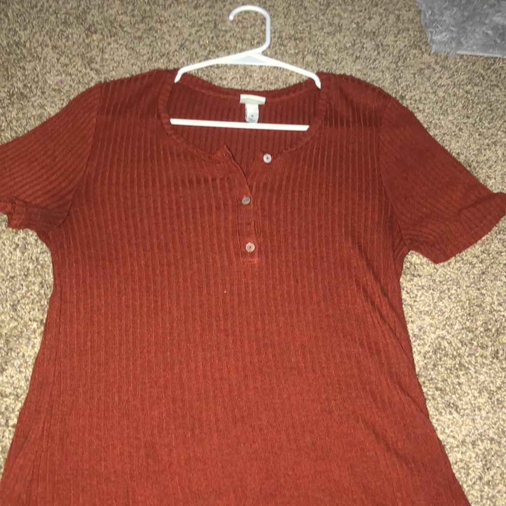 A New Day button tee